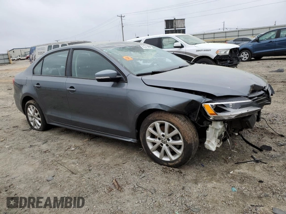 2012 Volkswagen Jetta Sedan SE w/Convenience PZEV with VIN 3VWDP7AJ4CM457180, listed as a Copart auction lot 51377845 with 222,023 mi miles and Salvage Title. Bid and sale history available at carsss.com. Image 4.