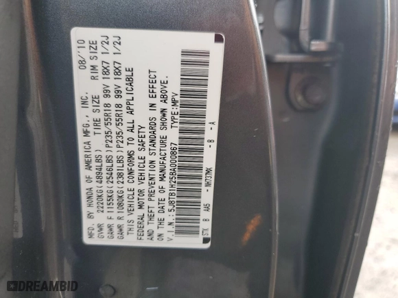 2011 Acura RDX with VIN 5J8TB1H25BA000867, listed as a Copart auction lot 52286055 with 144,380 mi miles and Salvage Title. Bid and sale history available at carsss.com. Image 12.