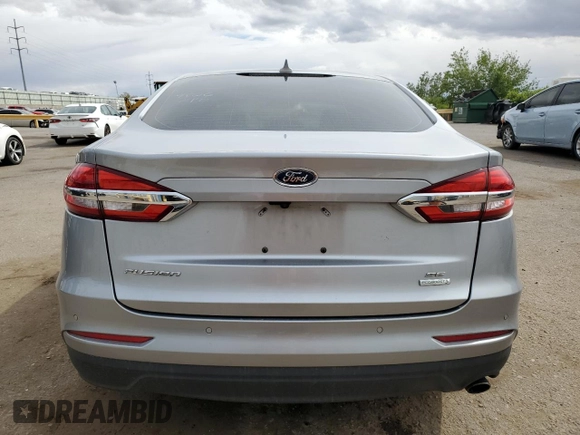 2020 Ford Fusion SE with VIN 3FA6P0HD5LR249806, listed as a Copart auction lot 55966275 with 87,930 mi miles and Salvage title. Bid and sale history available at DreamBid. Image 6.