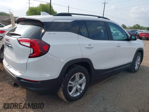 2022 GMC Terrain SLE with VIN 3GKALMEV9NL134012, listed as a IAAI auction lot 42075701 with Not Provided miles and . Bid and sale history available at carsss.com. Image 4.