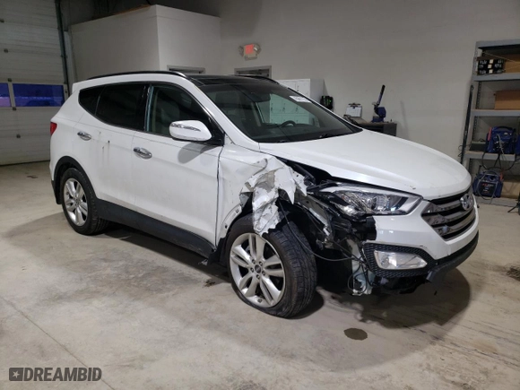 2015 Hyundai Santa Fe Sport with VIN 5XYZW4LA6FG250167, listed as a Copart auction lot 45861155 with 66,430 mi miles and Salvage Title. Bid and sale history available at carsss.com. Image 4.