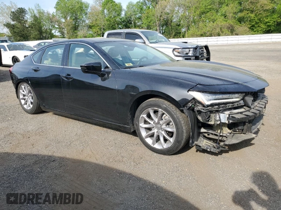 2021 Acura TLX z VIN 19UUB5F38MA004163, wystawiony jako Copart lot #54009015 z przebiegiem Nie podano mil oraz Szkoda całkowita • Salvage title. Historia ofert i sprzedaży dostępna na DreamBid. Obrazek 4.
