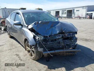 2020 Nissan Sentra SV with VIN 3N1AB8CV0LY204704, listed as a IAAI auction lot 41843910 with 26,361 mi miles. Bid and sale history available at carsss.com. Image 1.