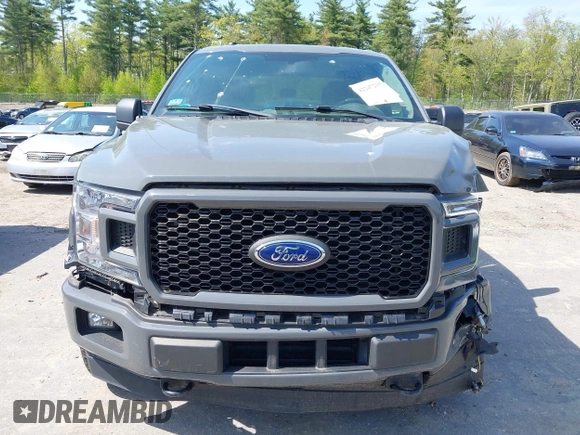2018 Ford F-150 XL with VIN 1FTEW1EP6JFE00496, listed as a IAAI auction lot 42247235 with 76,858 mi miles and . Bid and sale history available at DreamBid. Image 13.