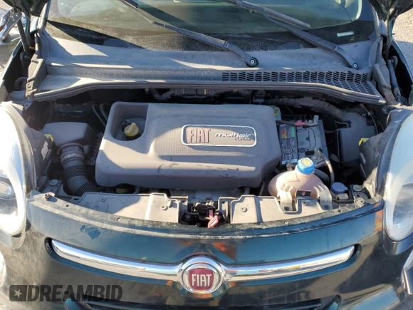 2014 FIAT 500L Easy with VIN ZFBCFABH1EZ023992, listed as a Copart auction lot 76139854 with 131,118 mi miles and Salvage Title. Bid and sale history available at carsss.com. Image 13.