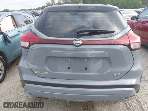 2023 Nissan Kicks SV with VIN 3N1CP5CVXPL552957, listed as a IAAI auction lot 42264347 with 29,463 mi miles and . Bid and sale history available at DreamBid. Image 16.