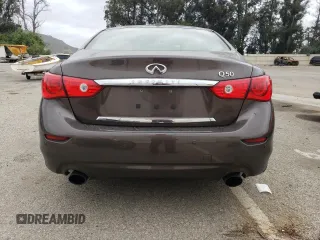 2017 Infiniti Q50 Sport with VIN JN1EV7AP9HM743324, listed as a Copart auction lot 59636665 with 67,908 mi miles and Salvage title. Bid and sale history available at DreamBid. Image 6.