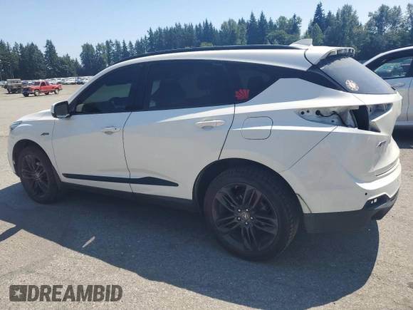 2019 Acura RDX w/A-Spec Pkg with VIN 5J8TC2H64KL027522, listed as a Copart auction lot 65029545 with 114,112 mi miles and Salvage title. Bid and sale history available at DreamBid. Image 2.
