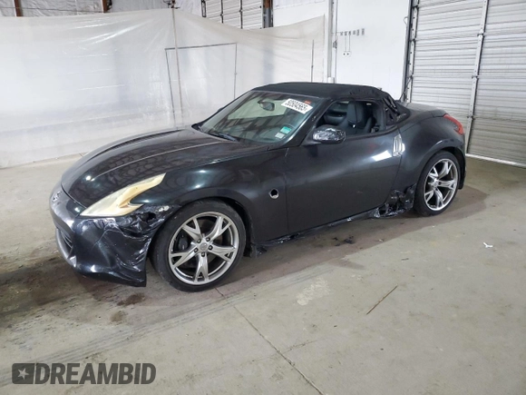 2012 Nissan 370Z Touring with VIN JN1AZ4FH3CM370793, listed as a Copart auction lot 50504565 with 0 mi miles and Salvage Title. Bid and sale history available at carsss.com. Image 1.