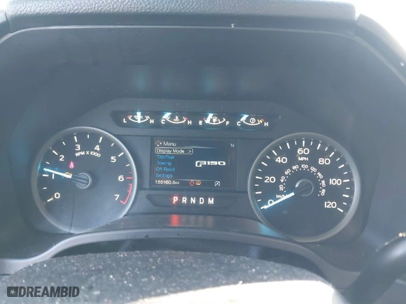 2019 Ford F-150 XL with VIN 1FTEW1E59KKE08213, listed as a IAAI auction lot 41795138 with 155,160 mi miles. Bid and sale history available at carsss.com. Image 7.