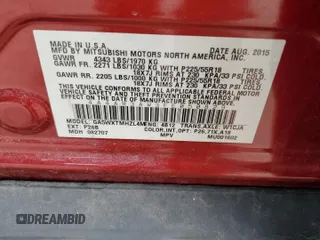 2015 Mitsubishi Outlander Sport 2.4 ES with VIN 4A4AR3AW3FE050829, listed as a Copart auction lot 52123555 with 98,945 mi miles and Salvage Title. Bid and sale history available at carsss.com. Image 13.