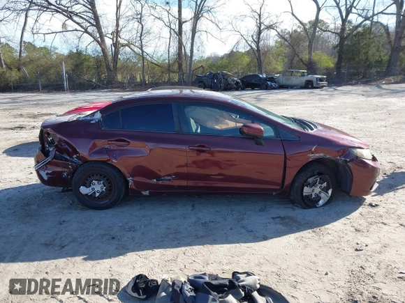 2015 Honda Civic Sedan LX with VIN 19XFB2F56FE244819, listed as a IAAI auction lot 41744828 with 128,500 mi miles. Bid and sale history available at carsss.com. Image 12.
