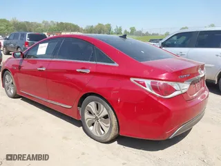 2013 Hyundai Sonata Hybrid with VIN KMHEC4A46DA080504, listed as a IAAI auction lot 42066994 with 107,888 mi miles. Bid and sale history available at carsss.com. Image 3.