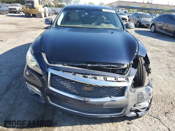 2016 Infiniti Q70 with VIN JN1BY1AP6GM220512, listed as a Copart auction lot 59299085 with 156,087 mi miles and Salvage title. Bid and sale history available at DreamBid. Image 5.