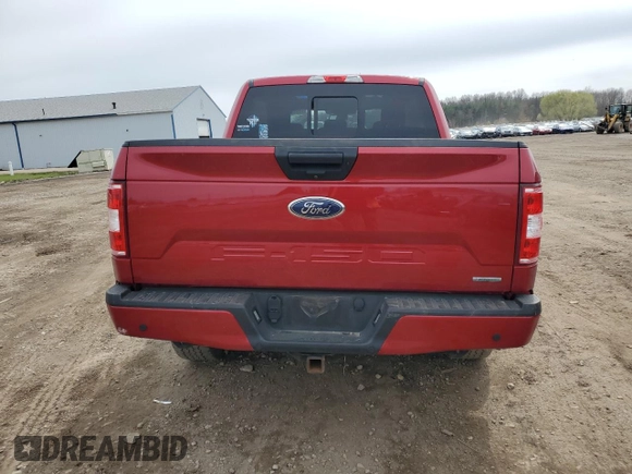 2020 Ford F-150 XL with VIN 1FTEW1E40LFC31553, listed as a Copart auction lot 52310295 with 86,293 mi miles and Salvage Title. Bid and sale history available at carsss.com. Image 6.