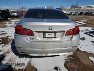 2011 BMW 5 Series 528i with VIN WBAFR1C52BC749927, listed as a Copart auction lot 44520165 with 125,434 mi miles and Salvage Title. Bid and sale history available at carsss.com. Image 6.