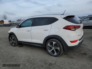 2016 Hyundai Tucson Limited with VIN KM8J3CA28GU253093, listed as a Copart auction lot 82711644 with 74,640 mi miles and Salvage Title. Bid and sale history available at carsss.com. Image 2.