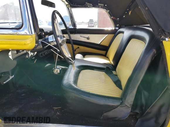 1955 Ford Thunderbird with VIN P5FH253117, listed as a Copart auction lot 79018504 with 80,425 mi miles and Salvage Title. Bid and sale history available at DreamBid. Image 7.