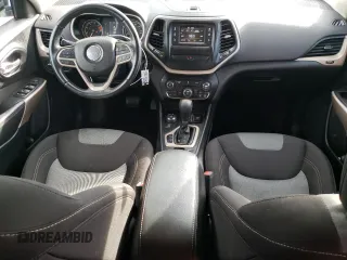 2017 Jeep Cherokee Sport with VIN 1C4PJMAB7HW576356, listed as a Copart auction lot 52159205 with 87,812 mi miles and Salvage Title. Bid and sale history available at carsss.com. Image 8.