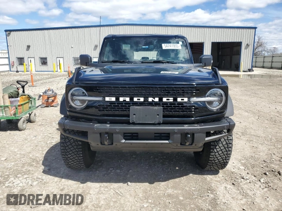 2022 Ford Bronco with VIN 1FMEE5DP4NLB67930, listed as a Copart auction lot 54741955 with 8,087 mi miles and Salvage title. Bid and sale history available at DreamBid. Image 5.