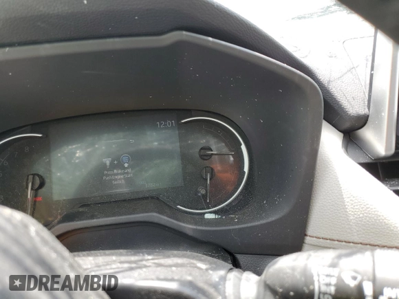 2025 Toyota RAV4 XLE Premium with VIN 2T3C1RFVXSW373756, listed as a Copart auction lot 58671675 with 3,782 mi miles and Salvage title. Bid and sale history available at DreamBid. Image 9.