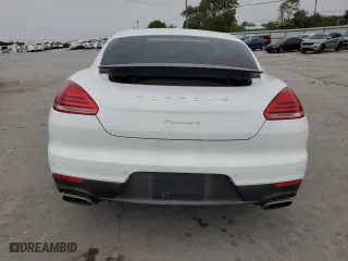 2015 Porsche Panamera 4 with VIN WP0AA2A7XFL001351, listed as a Copart auction lot 71398614 with 51,125 mi miles and Salvage Title. Bid and sale history available at carsss.com. Image 6.