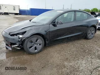 2023 Tesla Model 3 z VIN 5YJ3E1EA1PF454341, wystawiony jako Copart lot #59707825 z przebiegiem 73 889 mil mil oraz Czysty tytuł • Clean title. Historia ofert i sprzedaży dostępna na DreamBid. Obrazek 1.