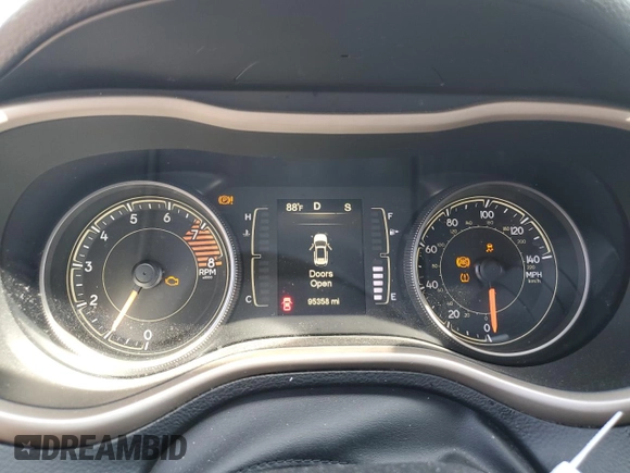 2017 Jeep Cherokee Latitude with VIN 1C4PJLCSXHW503344, listed as a Copart auction lot 53016925 with 95,358 mi miles and Salvage title. Bid and sale history available at DreamBid. Image 9.