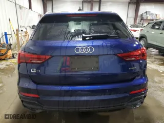 2021 Audi Q3 S line Premium with VIN WA1DECF33M1050472, listed as a Copart auction lot 50397795 with 28,876 mi miles and Salvage Title. Bid and sale history available at carsss.com. Image 6.
