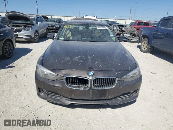 2015 BMW 3 Series 320i with VIN WBA3B1C54FK141216, listed as a Copart auction lot 43298484 with 130,646 mi miles and Salvage Title. Bid and sale history available at carsss.com. Image 5.