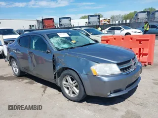 2008 Dodge Avenger SXT with VIN 1B3LC56K08N650618, listed as a IAAI auction lot 39234232 with 156,309 mi miles and . Bid and sale history available at DreamBid. Image 1.