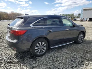2015 Acura MDX Tech Pkg with VIN 5FRYD4H47FB008644, listed as a Copart auction lot 52514695 with 116,291 mi miles and Salvage Title. Bid and sale history available at carsss.com. Image 3.