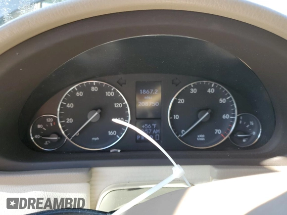 2007 Mercedes-Benz C 280 Luxury z VIN WDBRF92H17F924997, wystawiony jako Copart lot #51993115 z przebiegiem 208 750 mil mil oraz Szkoda całkowita • Salvage title. Historia ofert i sprzedaży dostępna na DreamBid. Obrazek 9.