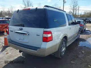 2010 Ford Expedition EL Eddie Bauer with VIN 1FMJK1J5XAEB45027, listed as a IAAI auction lot 41864617 with 125,944 mi miles. Bid and sale history available at carsss.com. Image 4.