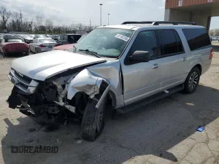 2015 Ford Expedition EL XLT with VIN 1FMJK1HT1FEF40015, listed as a Copart auction lot 50140124 with 127,206 mi miles and Non Repairable. Bid and sale history available at carsss.com. Image 1.