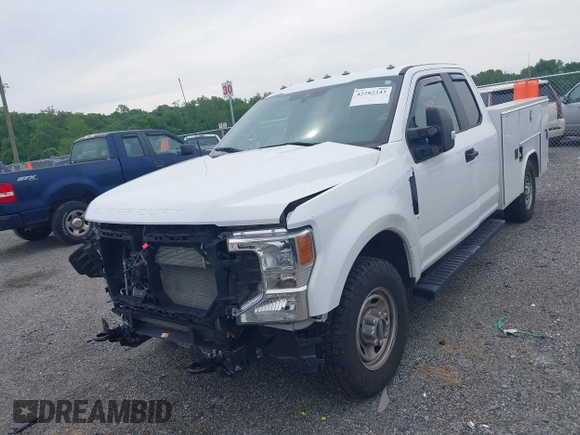 2022 Ford F-250 XL with VIN 1FD7X2A60NEF34999, listed as a IAAI auction lot 42282243 with 34,694 mi miles and . Bid and sale history available at DreamBid. Image 12.