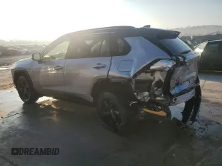 2021 Toyota RAV4 Hybrid XSE with VIN JTME6RFVXMD512021, listed as a Copart auction lot 53059885 with 67,541 mi miles and Salvage Title. Bid and sale history available at carsss.com. Image 2.