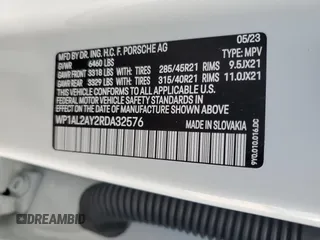 2024 Porsche Cayenne S with VIN WP1AL2AY2RDA32576, listed as a Copart auction lot 79030644 with 1,348 mi miles and Salvage title. Bid and sale history available at DreamBid. Image 14.