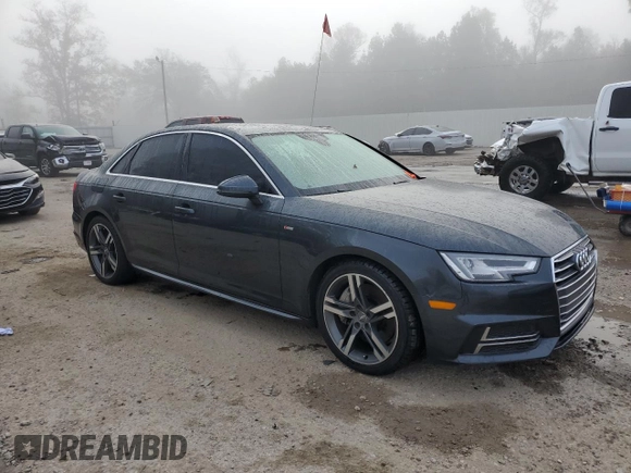 2017 Audi A4 Premium Plus with VIN WAULNAF49HN028342, listed as a Copart auction lot 84749944 with 66,932 mi miles and Salvage Title. Bid and sale history available at carsss.com. Image 4.
