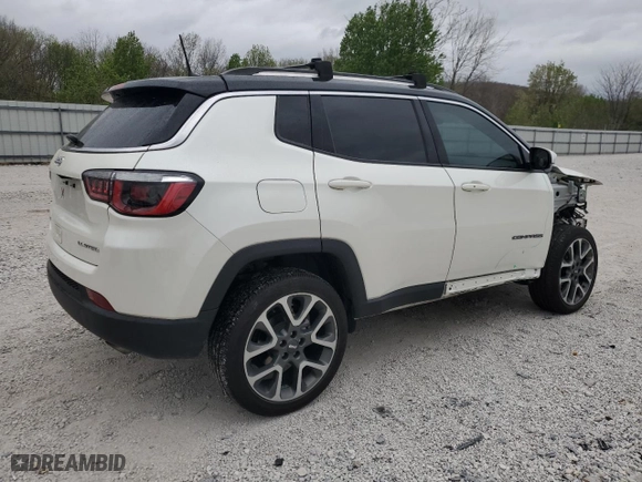 2018 Jeep Compass Limited with VIN 3C4NJDCBXJT136227, listed as a Copart auction lot 50716735 with 51,925 mi miles and Salvage Title. Bid and sale history available at carsss.com. Image 3.