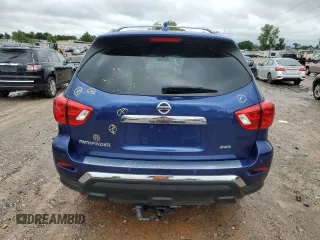 2020 Nissan Pathfinder S z VIN 5N1DR2AM1LC619287, wystawiony jako Copart lot #55722755 z przebiegiem Nie podano mil oraz Szkoda całkowita • Salvage title. Historia ofert i sprzedaży dostępna na DreamBid. Obrazek 6.