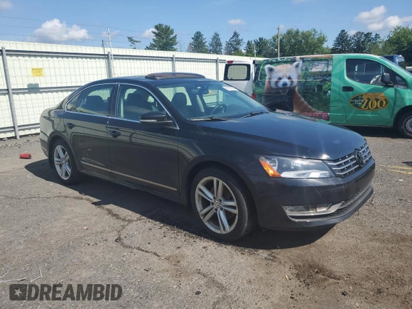 2015 Volkswagen Passat SEL Premium with VIN 1VWCT7A32FC120814, listed as a Copart auction lot 65181865 with 237,031 mi miles and Clean title. Bid and sale history available at DreamBid. Image 4.