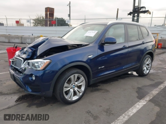 2016 BMW X3 sDrive28i with VIN 5UXWZ7C56G0M83583, listed as a IAAI auction lot 41517534 with 89,611 mi miles and . Bid and sale history available at DreamBid. Image 17.