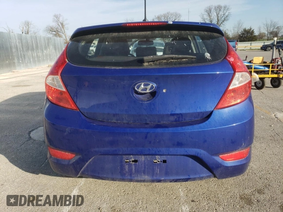 2012 Hyundai Accent SE with VIN KMHCU5AE7CU027245, listed as a Copart auction lot 50604895 with 153,842 mi miles and Clean title. Bid and sale history available at DreamBid. Image 6.