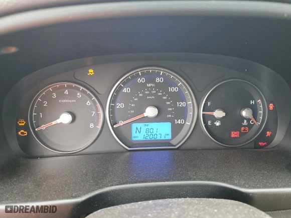 2010 Hyundai Santa Fe GLS with VIN 5NMSG3AB0AH351479, listed as a Copart auction lot 45134225 with 120,071 mi miles and Salvage Title. Bid and sale history available at carsss.com. Image 9.
