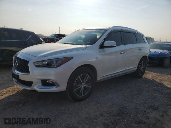 2019 Infiniti QX60 Luxe with VIN 5N1DL0MN9KC521956, listed as a Copart auction lot 47044395 with 63,093 mi miles and Salvage Title. Bid and sale history available at DreamBid. Image 1.