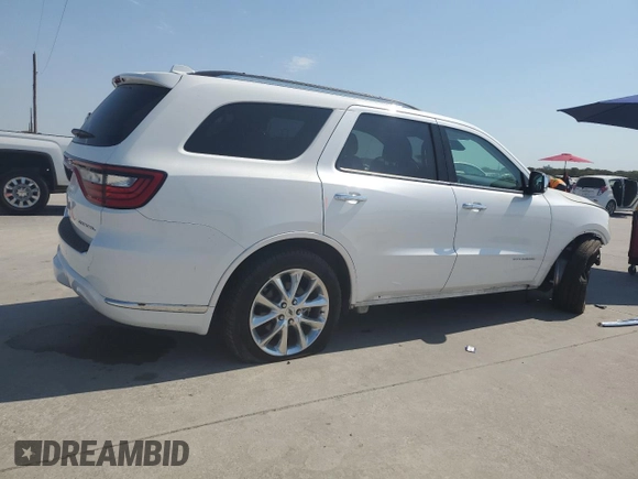2019 Dodge Durango Citadel with VIN 1C4RDHEGXKC768277, listed as a Copart auction lot 74788684 with 72,436 mi miles and Salvage Title. Bid and sale history available at DreamBid. Image 3.