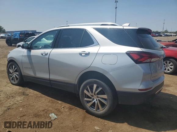 2022 Chevrolet Equinox Premier z VIN 2GNAXXEV3N6121785, wystawiony jako Copart lot #59358695 z przebiegiem 45 508 mil mil oraz Czysty tytuł • Clean title. Historia ofert i sprzedaży dostępna na DreamBid. Obrazek 2.