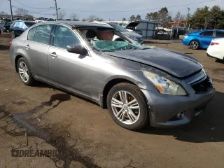 2011 Infiniti G25 x with VIN JN1DV6AR7BM651594, listed as a Copart auction lot 46685685 with 227,860 mi miles and Salvage Title. Bid and sale history available at DreamBid. Image 4.