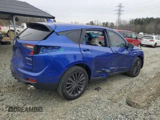2023 Acura RDX w/A-Spec Advance Package with VIN 5J8TC2H87PL007127, listed as a Copart auction lot 88070035 with 24,296 mi miles and Salvage Title. Bid and sale history available at carsss.com. Image 3.